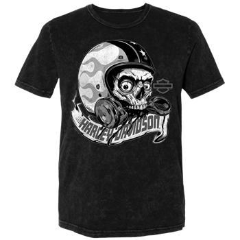 Harley-Davidson® Men's Chomp Short Sleeve T-Shirt - Black, Burnt Out