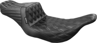 Le Pera LH-587DD | Tailwhip Seat - Double Diamond - Black - Touring '97-'07