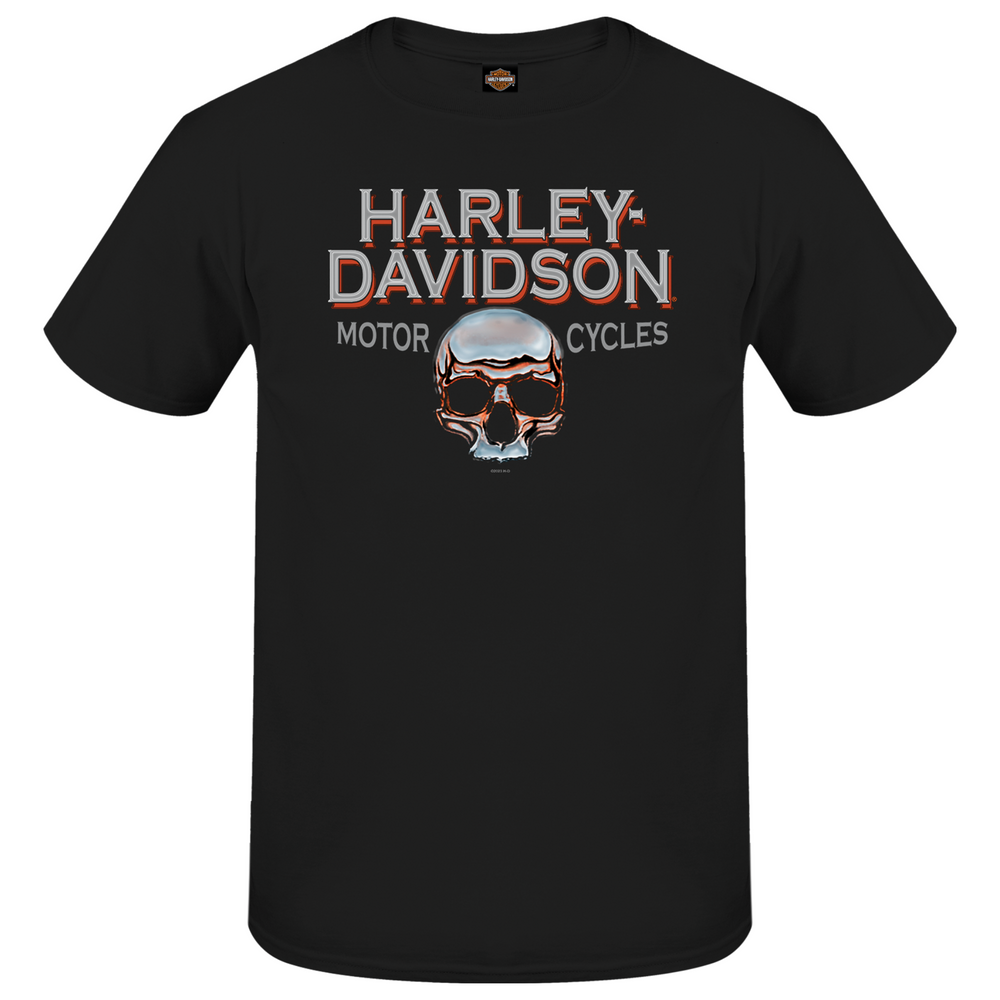 
                  
                    Harley-Davidson® Men's Chrome Skull Short Sleeve T-Shirt | Black
                  
                