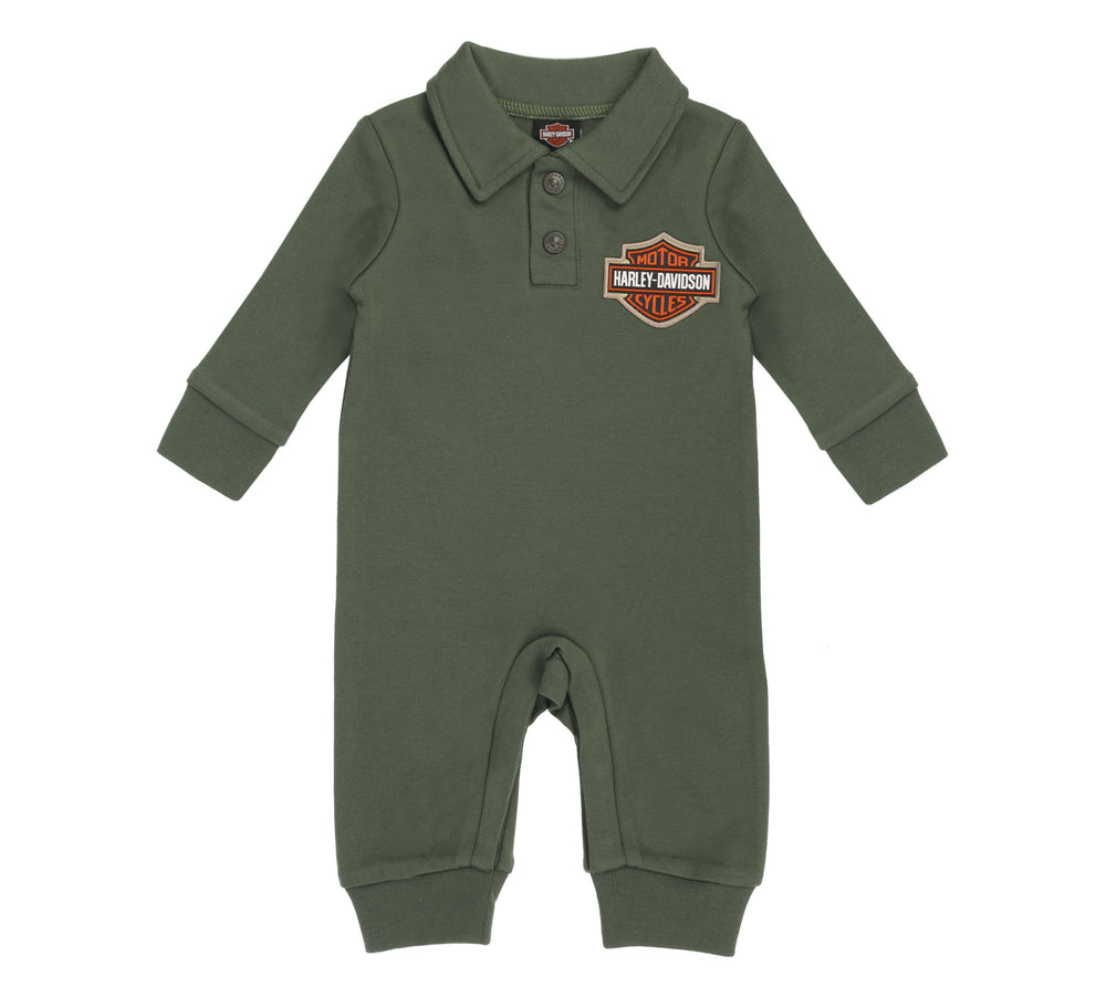 Harley-Davidson® Infant Boys' Bar & Shield® Knit Coverall