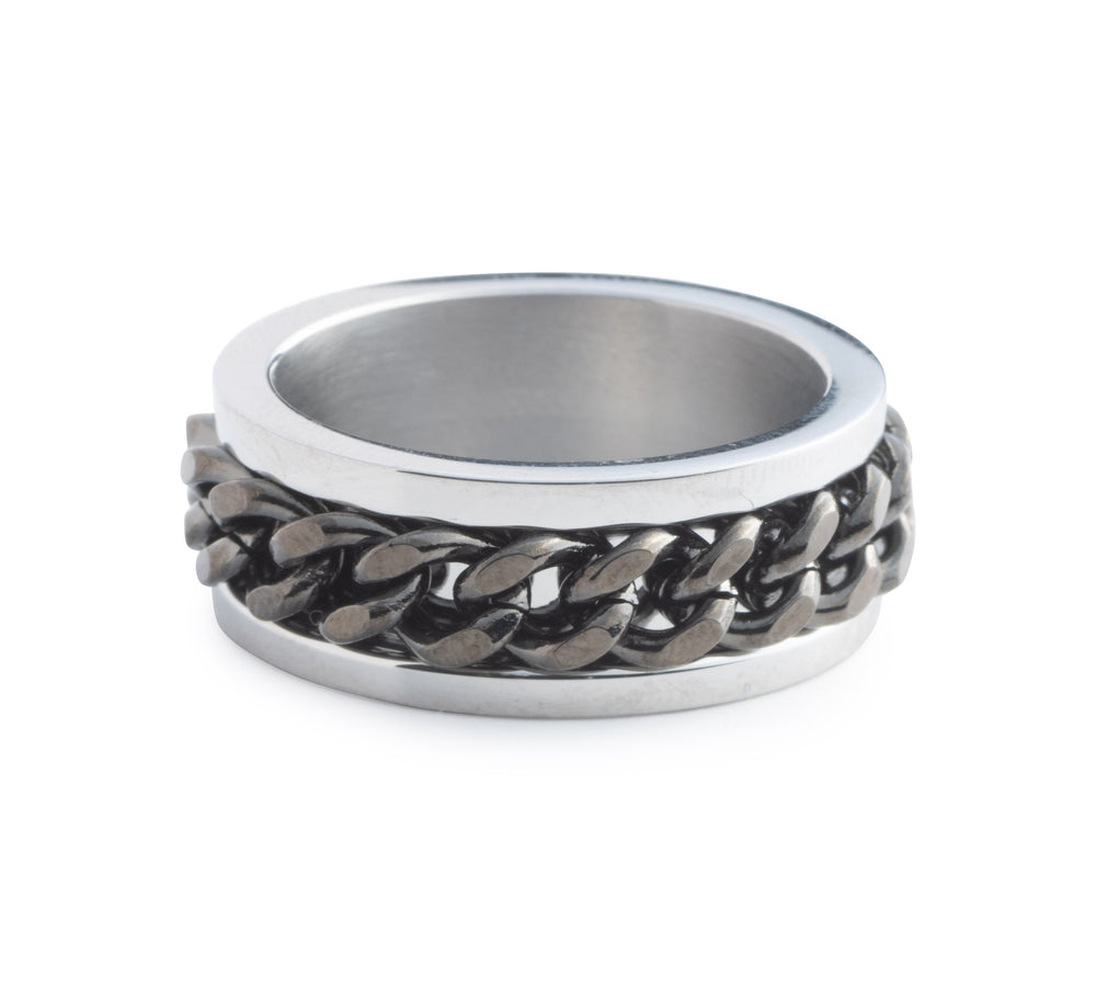 Harley-Davidson® Men's Two-Tone Curb Chain Ring