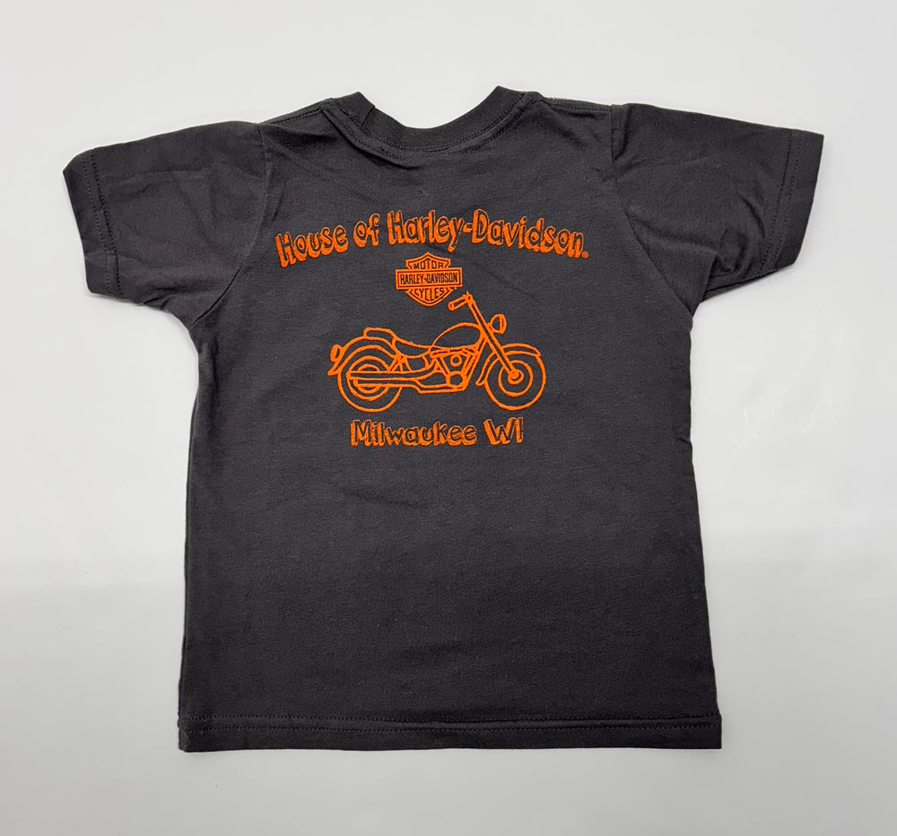 
                  
                    Harley-Davidson® Kids' Enthusiast Short Sleeve T-Shirt | Grey
                  
                