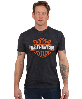 ◆Harley Davidson◆ Harley Retro Logo Short Sleeve T-Shirt W Harley-Davidson® Men's Vintage Bar & Shield Short Sleeve T