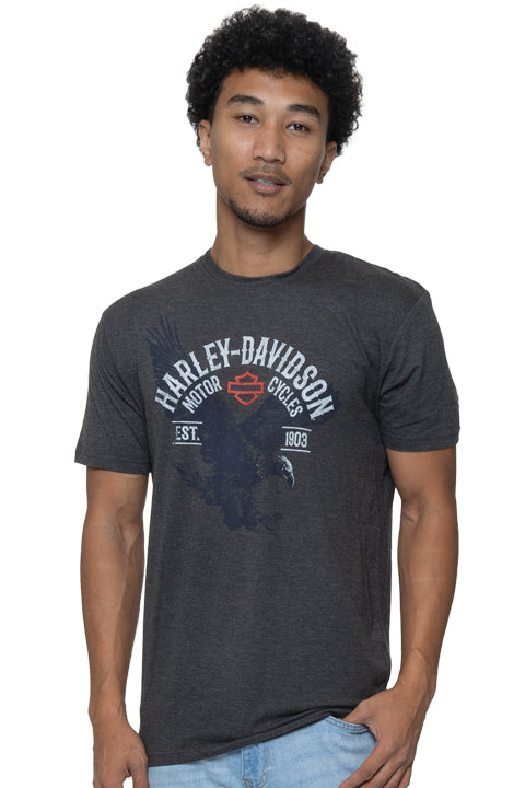 Harley-Davidson® Men's Setup Short Sleeve T-Shirt | Charcoal Grey