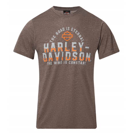 Harley-Davidson® Men's Eternal Short Sleeve T-Shirt | Heather Brown