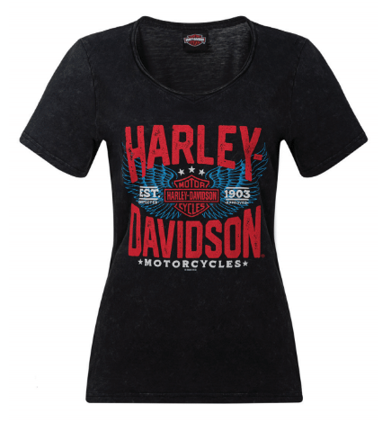 Harley-Davidson® Women's Takeoff T-Shirt | Black