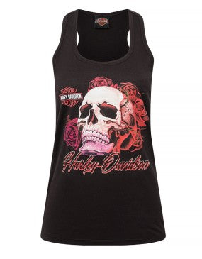 Harley-Davidson® Women's Petals Tank Top | Black