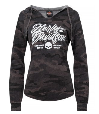 Harley-Davidson® Women's Camouflage Pullover Hoodie