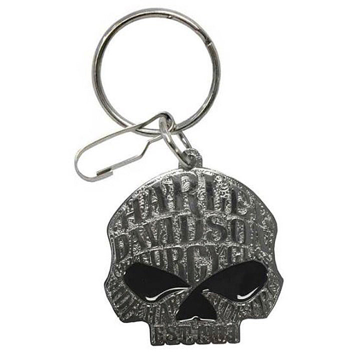 Harley-Davidson® Willie G® Skull Key Chain | Enamel Fill