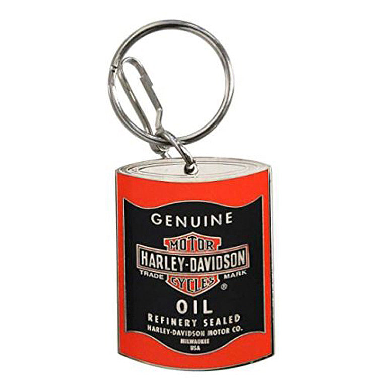 Harley-Davidson® Oil Can Key Chain | Enamel Fill