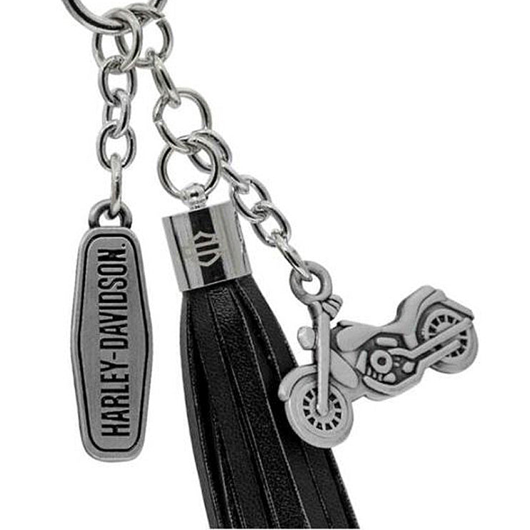 
                  
                    Harley-Davidson® Bar & Shield® Tassel Key Chain | Two Charms
                  
                