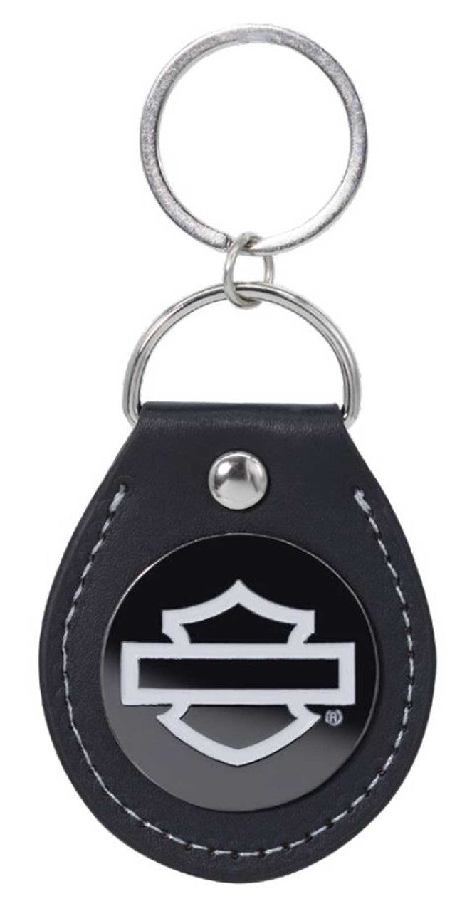 Harley-Davidson® Bar & Shield® Silhouette Vinyl Fob Key Chain