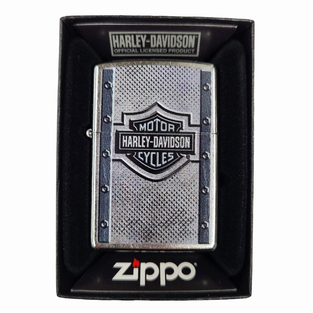 
                  
                    Harley-Davidson® Bar & Shield Bolted Stripes Chrome Zippo® Lighter
                  
                