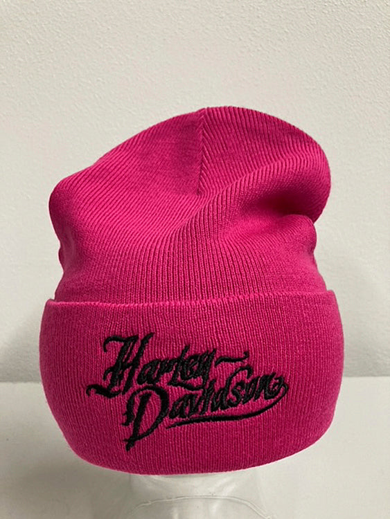 
                  
                    Harley-Davidson® Custom In The Pink Cuffed Knit Cap | Signature Logo | Pink
                  
                