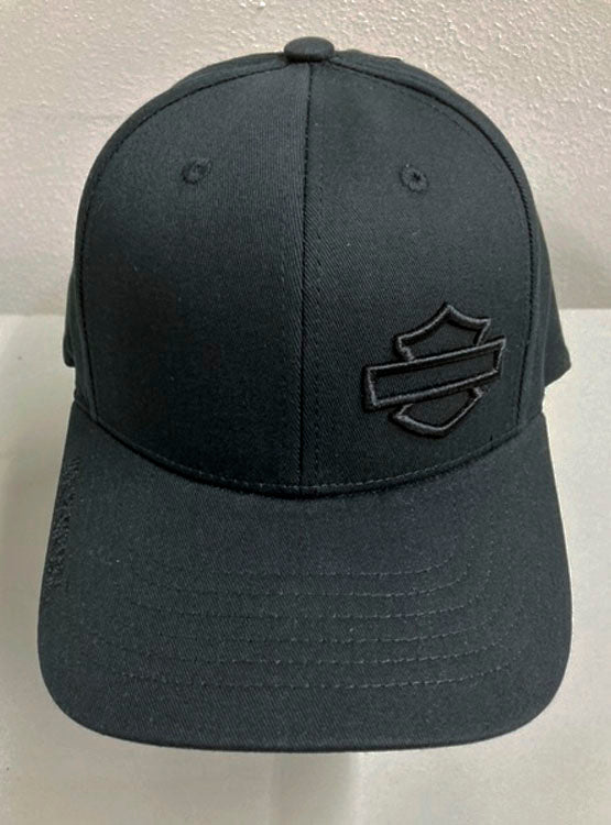 Harley-Davidson® Men's MO Black Baseball Cap | Bar & Shield® Silhouette Embroidery