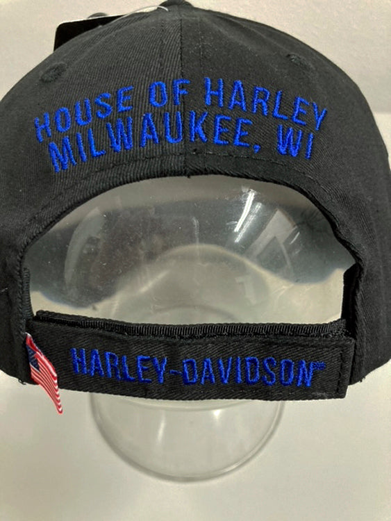 
                  
                    House of Harley-Davidson® Unisex Custom Back The Badge Baseball Cap | Law Enforcement Ride | One Size Fits Most
                  
                