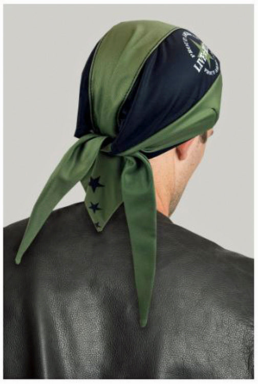 
                  
                    Hair Glove® Unisex Proud American Perforated Full Head Wrap | Green | Inner Elastic Band
                  
                