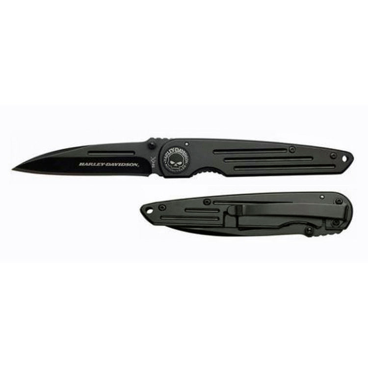 Harley-Davidson® TecX® Framelock Folding Pocket Knife | Wharncliffe Blade
