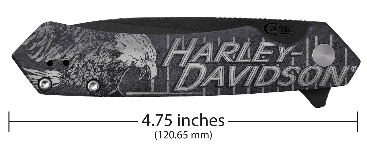 
                  
                    Harley-Davidson® Eagle Artwork Kinzua Frame Lock Knife | 4" Blade
                  
                