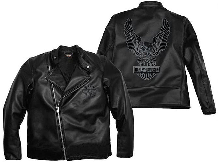 Harley-Davidson® Infant & Toddler Boys' Laundered Faux Leather Biker Jacket