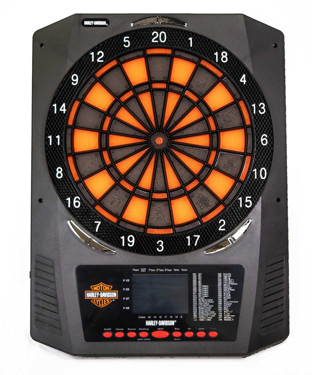 Harley-Davidson® Bar & Shield® Electronic Dart Board