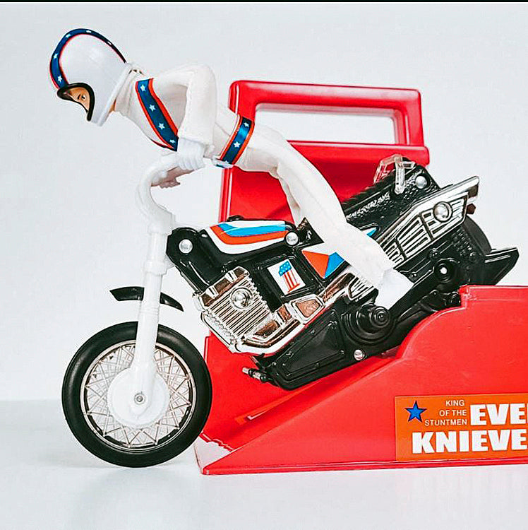 
                  
                    Evel Knievel® Stunt Cycle | Trail Bike Edition | White
                  
                