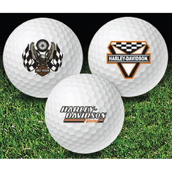 Harley-Davidson® Collectors' Edition Racing Theme Golf Balls | Three Pack