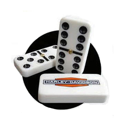 
                  
                    Harley-Davidson® Travel Domino Double 6 Game Set | Includes Carry Pouch
                  
                