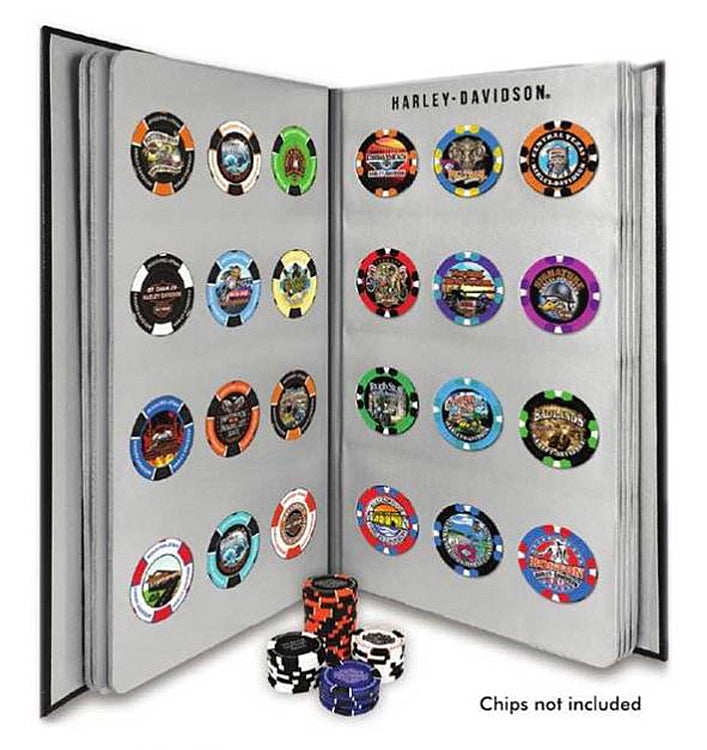 
                  
                    Harley-Davidson® Collectors' Poker Chip Album | Holds 96 Chips
                  
                