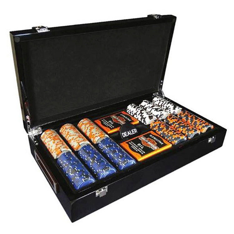 
                  
                    Harley-Davidson® Long Bar & Shield® Trademark Logo Professional Poker Chip Set
                  
                