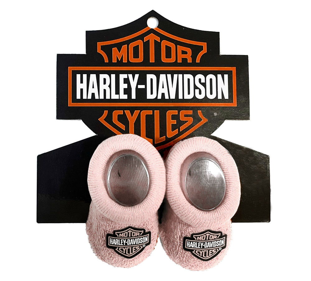 
                  
                    Harley-Davidson® Newborn Baby Girls' Booties | Fits 0-3 Months
                  
                