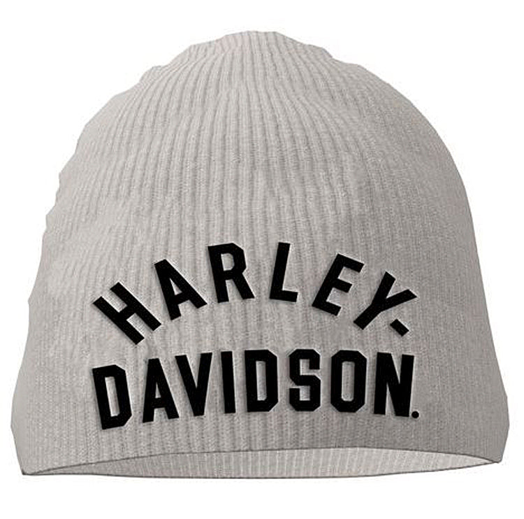 Harley-Davidson® Girls' White Fine Gauge Knit Cap | Two Sizes