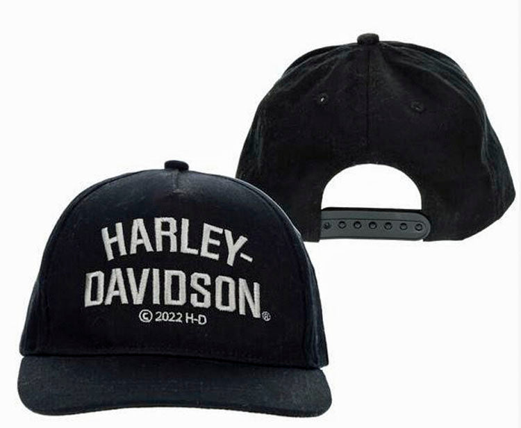 Harley-Davidson® Kids' Signature Flat Brim Baseball Cap | Adjustable