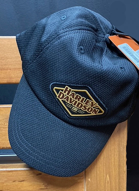 
                  
                    Harley-Davidson® Boys' 120th Anniversary Mesh Baseball Cap | One Size Fits Most
                  
                