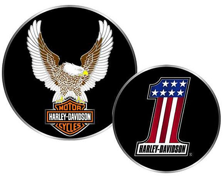 Harley-Davidson® #1 Logo Upwinged Eagle Challenge Coin | Collectors' Quality