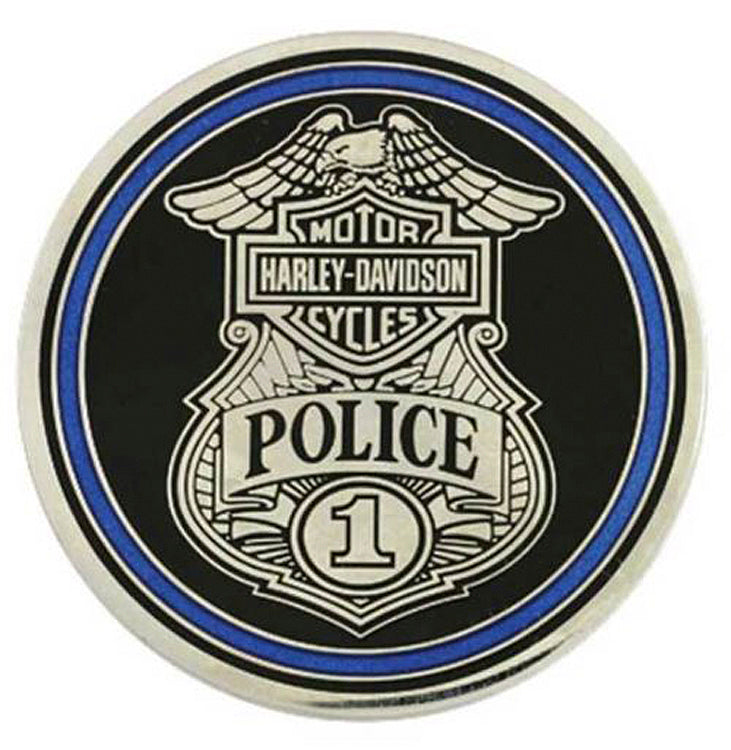 
                  
                    Harley-Davidson® Police Badge Challenge Coin | Bar & Shield® | Collectors' Quality
                  
                