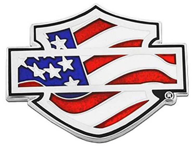 Harley-Davidson® American Flag Bar & Shield® Pin | X-Small