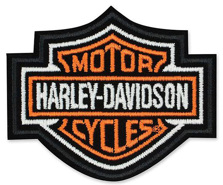 Harley-Davidson® Orange Bar & Shield® Emblem | X-Small