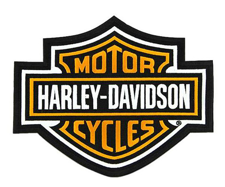 Harley-Davidson® Orange Bar & Shield® Emblem | Large