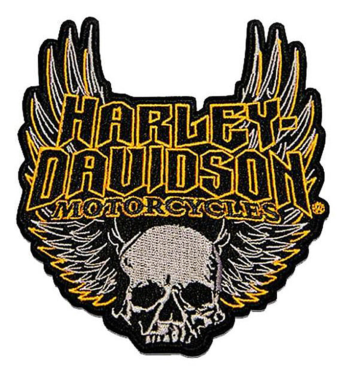 Harley-Davidson® Winged Skull Logo Emblem | Small
