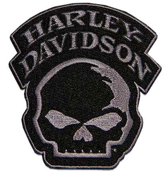 Harley-Davidson® Embroidered Willie G® Skull Emblem | Small – House of ...