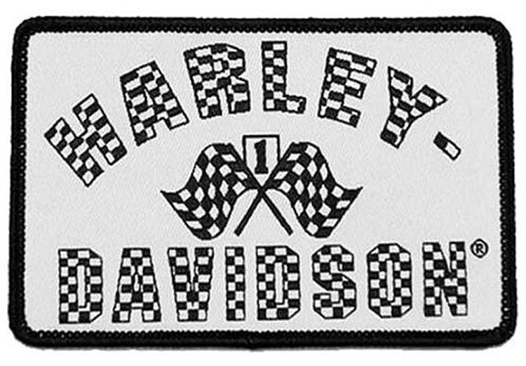 Harley-Davidson® Checkered Flag Signature Emblem | Small