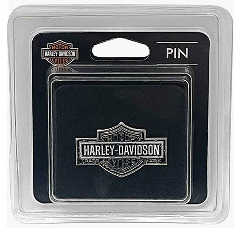 
                  
                    Harley-Davidson® Flag Long Bar & Shield® Trademark Logo Pin
                  
                
