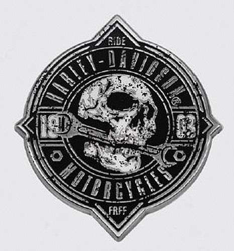 Harley-Davidson® Rough Skull Stock Pin | Extra Small