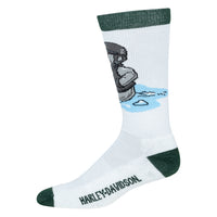 Wolverine Harley-Davidson® Men's Biker Snowman Riding Socks | Single Pair