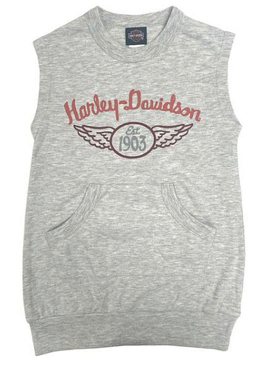 Harley-Davidson® Girls' Knit Sweatshirt Dress | Sleeveless