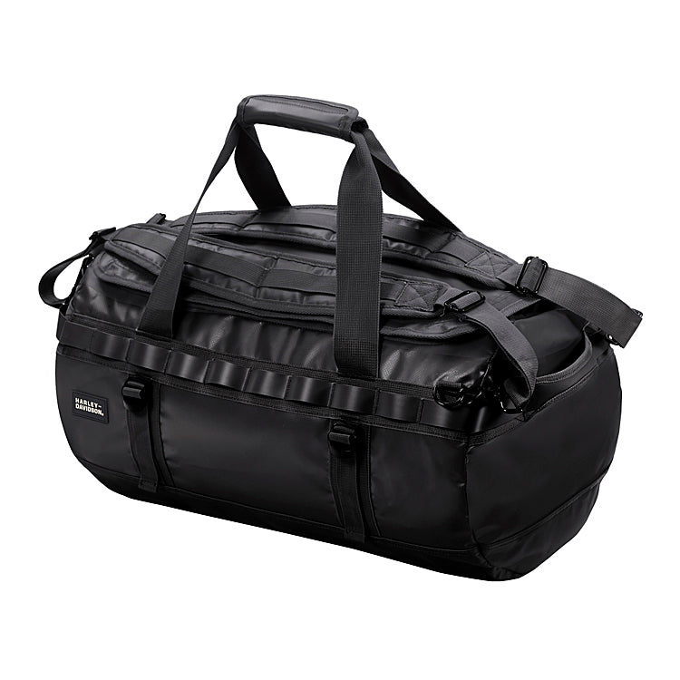 Harley-Davidson® Water-Resistant Hybrid Duffel/Backpack | Black