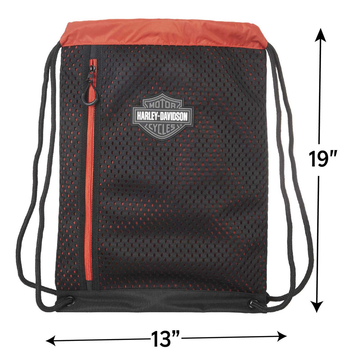 Harley Racing Backpack Harley-Davidson String Backpack Rumble Black/Orange – House of Harley®