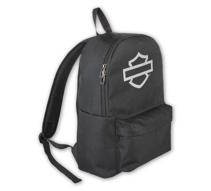 Harley-Davidson® Graphic Open Bar & Shield® Logo Backpack | Black/Grey