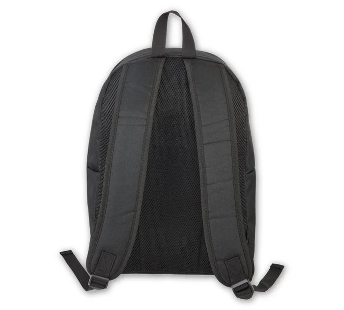 
                  
                    Harley-Davidson® Graphic Open Bar & Shield® Logo Backpack | Black/Grey
                  
                